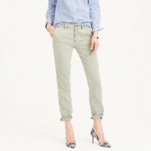 J. Crew White Chino Pants Size 6 100% Cotton